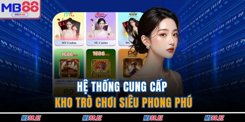 Hệ thống cung cấp kho trò chơi siêu phong phú